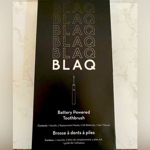 Blaq battery powered toothbrush